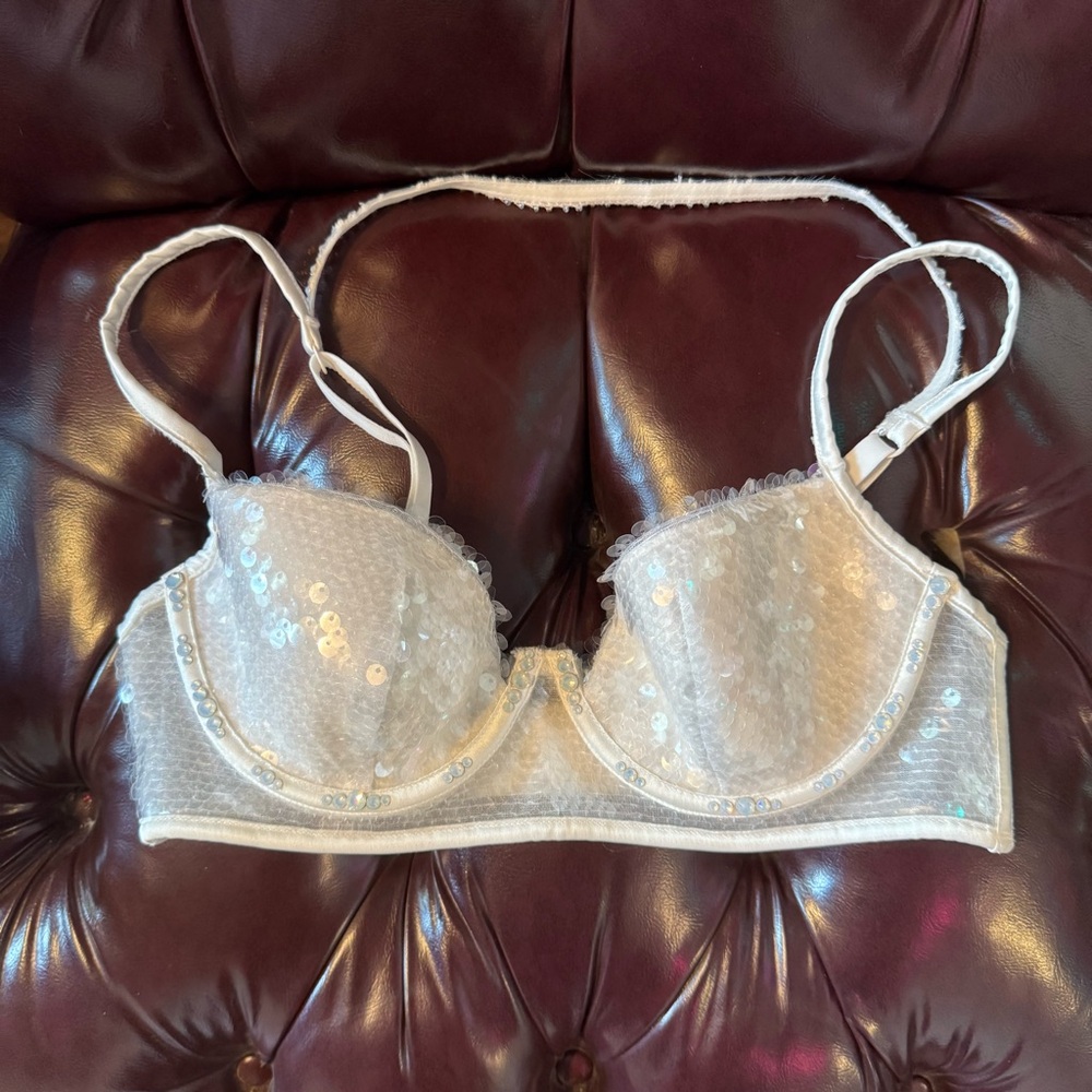 Swarovski crystal and Sequin Victoria Secret Bra